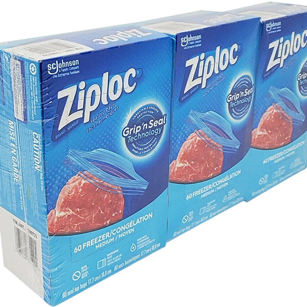 Generic freezer 2025 bags vs ziploc